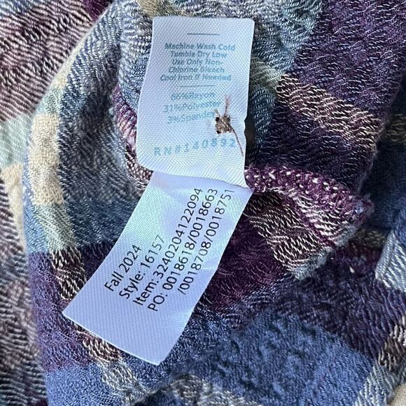 Marine Layer Elena Smocked Top Small - Picture 7 of 11